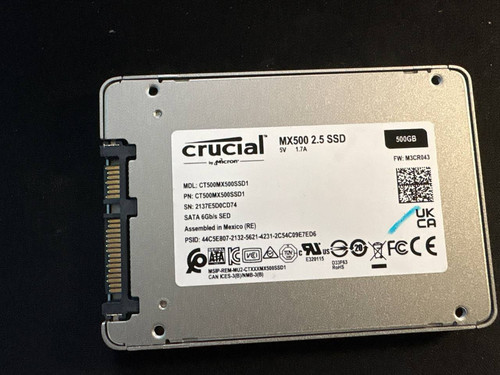 Crucial mx500 - crucial,