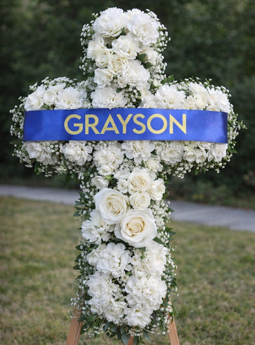 Personalised funeral ribbon - personalised,