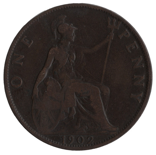 1902 edward vii one - edward, coin