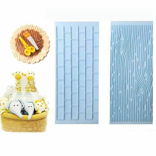 2pcs brick wood grain - &,