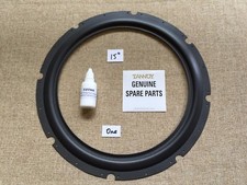 1 TANNOY foam surround 15" HPD385 speaker, perforated GENUINE, GLUE INSTRUCTIONS