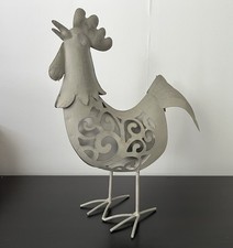 Metal Rooster Folk Art /