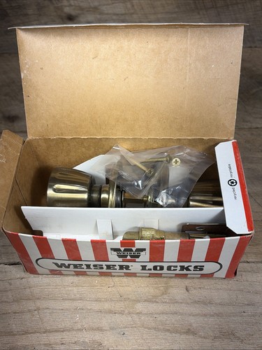 Vintage weiser lock bronzed - lock,