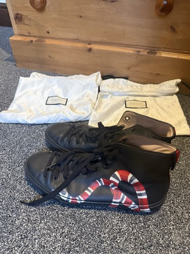 Gucci leather high top - top, trainer
