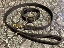 Webbing Dog Collar & Lead Terrier/Lurcher/Greyhound/Gundog/Spaniel