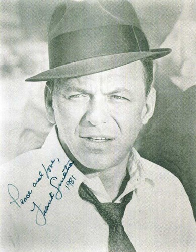 Frank sinatra signed - frank,