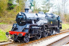 STEAM TRAIN BRITISH RAILWAYS CANVAS PICTURE POSTER PRINT WALL ART UNFRAMED 304