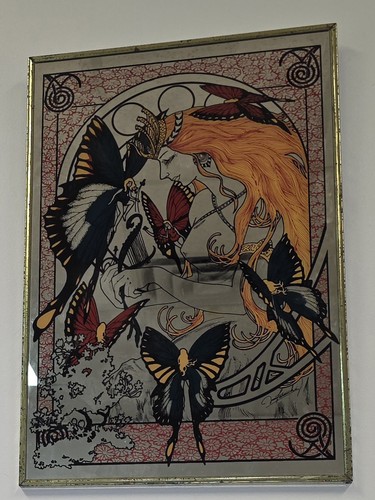 Vintage art nouveau fairy - art,