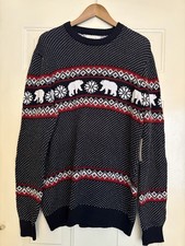 Aspen Sweater Mens L Blue