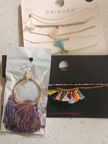 Primark anklet earrings and - earrings,,