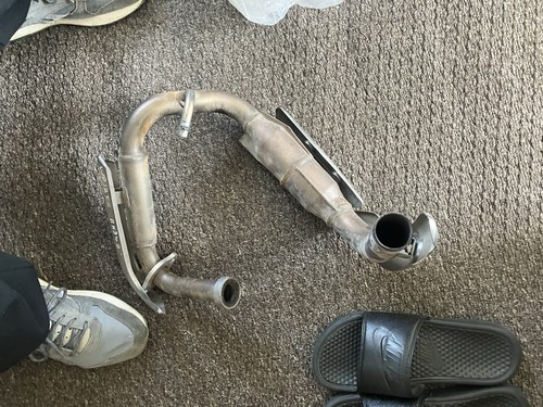 125 full oem exhaust - wr,