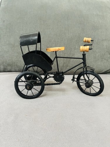 Bicycle decor black metal - bicycle,