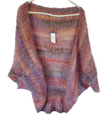 Chunky Knit Mohair Wool Shrug
