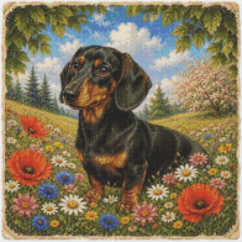 Dachshund puppy dog summer - dachshund,
