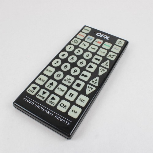 Qfx jumbo universal remote - qfx,