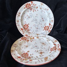 Vintage Persia Ridgeway Retro Floral Dinner Plates