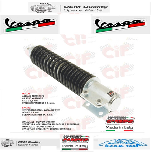 Front shock absorber carbon - front,