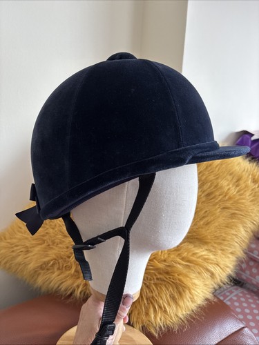 Navy velvet charles owen - velvet,
