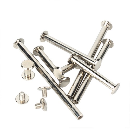 Nickel plated chicago screws - nickel,