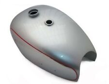 BSA A10 Chrome Plated & Silver Petrol 4 Gallon Tank 3.5" Round Monogram S2u