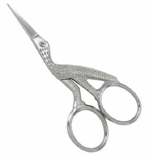 Stork embroidery scissors - embroidery,