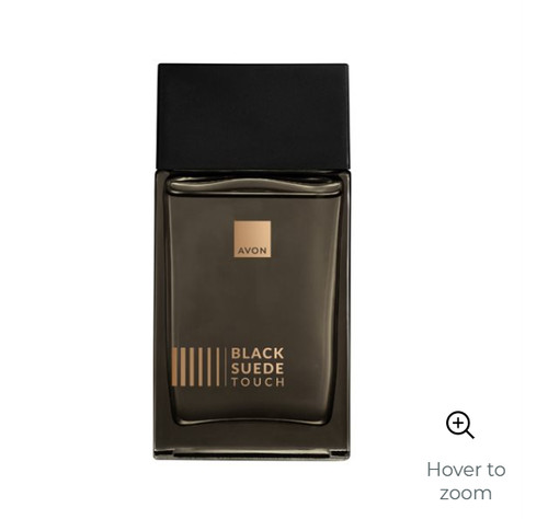 Avon black suede touch eau - touch, de