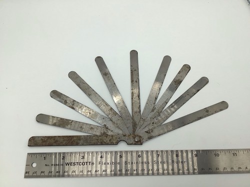 Vintage dunlap feeler - feeler, gauges