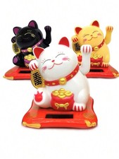 Solar powered chinese maneki - powered,
