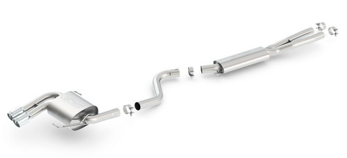 Borla cat back exhaust system - back,