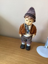 Vintage Goebel Oumlet Hansel  Bisque Porcelain Dolls Hummel Type Boy