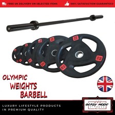 Weight Plates Set Pair Cast Iron 2" Hole Disc Dumbbell Olympic Barbell B58