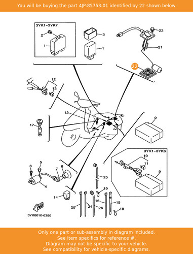 Yamaha gasket sender unit - sender,