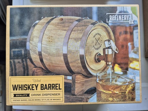 Refinery wooden whiskey barrel - refinery,