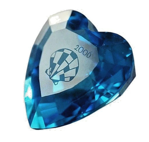 Swarovski crystal 2006 - "2006, blue