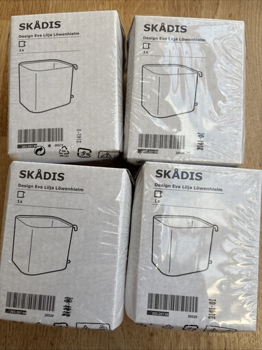 Set four ikea skadis white - four,