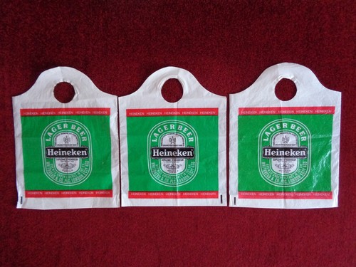 Vintage heineken 3 x - 80's,