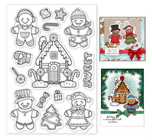 Christmas gingerbread clear - christmas,