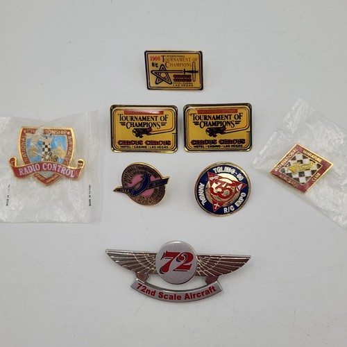 Vintage aircraft pins mixed - aircraft,