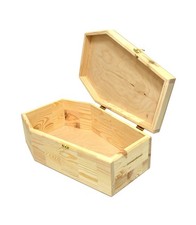 Handmade Beech Coffin Shaped