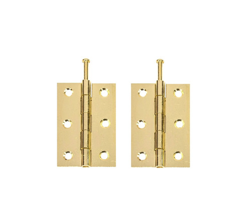 Loose pin brass butt hinges - butt,