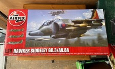 Rare Airfix A18003 1:24 Hawker Siddeley Harrier GR.3/AV-8A Model Kit