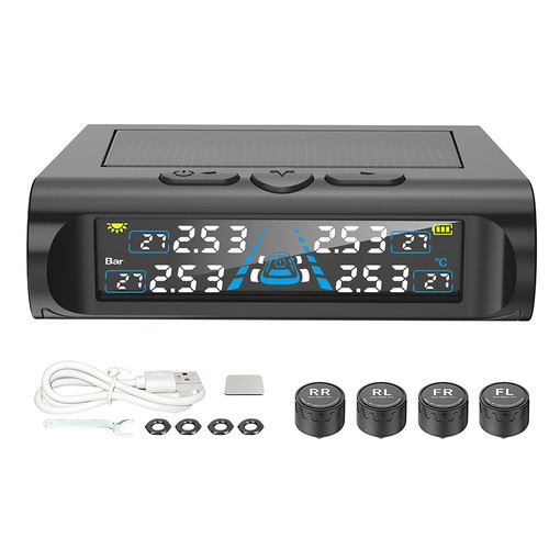 Solar wireless tpms car - tpms,