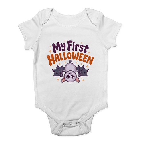 First halloween upside down - first,
