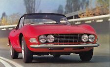 1966 FIAT DINO 206 SPYDER TURIN MOTORSHOW SALON POSTCARD PHOTOGRAPH BROCHURE
