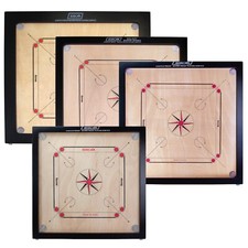 Carrom Board Striker Coins & Powder Set Wooden Large Quality Indian Game Gift