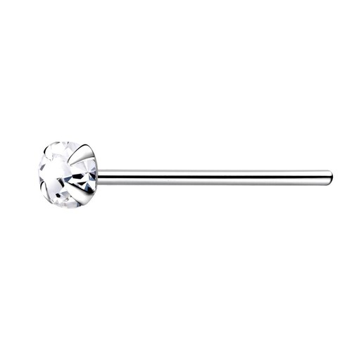 Straight nose stud 5mm claw - nose,