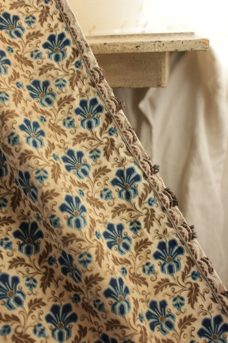 Curtain antique french - antique, large