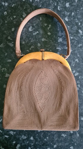 Genuine vintage cordé taupe - genuine,
