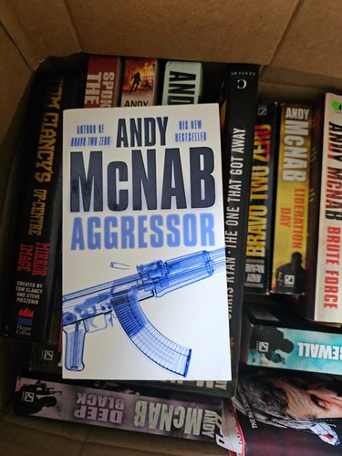 Andy mcnab book job lot - book, box