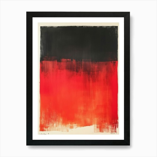 Rothko style print - style, art